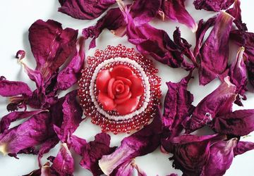 Брошь "Роза"