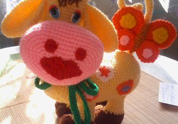 Цветочная корова