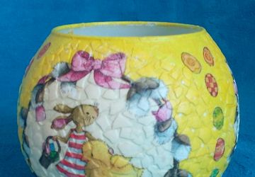 Ваза (декупаж)