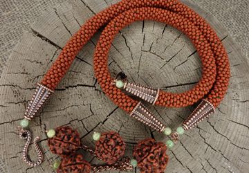 Кулон "Осенний танец".