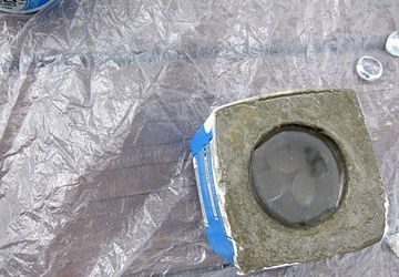 Минималистическая ваза из бетона