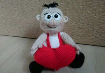 Подарок второй половинке"Эрвин с сердцем"