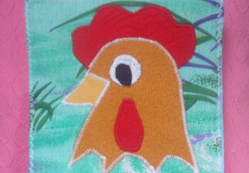 прихватка с петушком