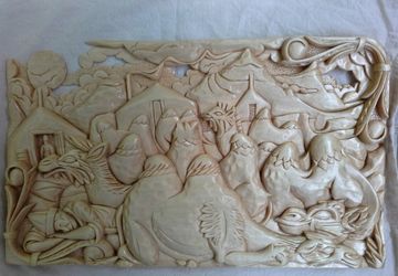 Панно, резьба по дереву