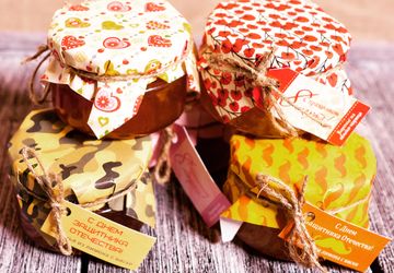 Варенье в праздничном оформлении