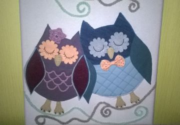 аппликация наволочка, панно