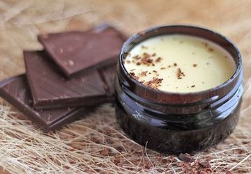 Шоколадный бальзам для губ в домашних условиях