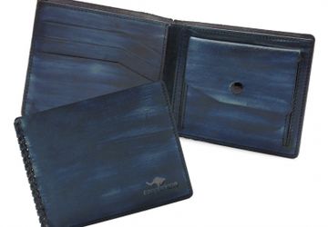 Портмоне CANGURIONE 1113-020 Dark-Blue Hand Made