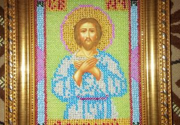 Именная икона "Св.Вмч. Алексий"