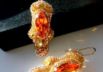 Серьги "Пламя"