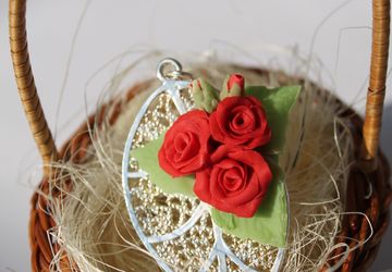 Серебрянная подвеска с"Розы"