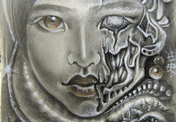 Картина карандашом. Фэнтези.