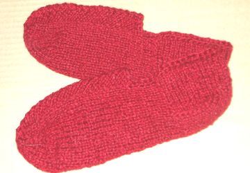 Теплые тапочки-носочки