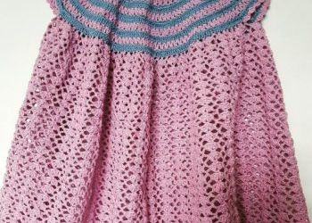 Платье вязаное для девочки