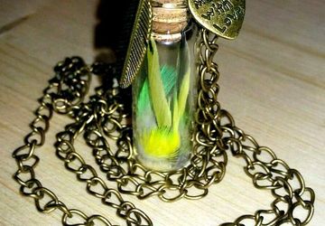 Подвеска-кулон "Баночки-бутылочки"