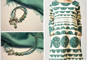 Браслет с амазонитом