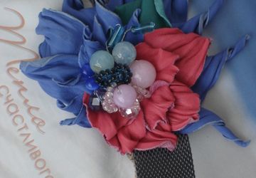 Брошь - заколка "Тепло лета"