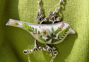 Кулон "Птица певчая"