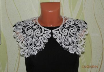 Вологодское кружево- воротник" Маркиза"