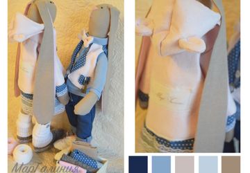 Пара заек ручной работы