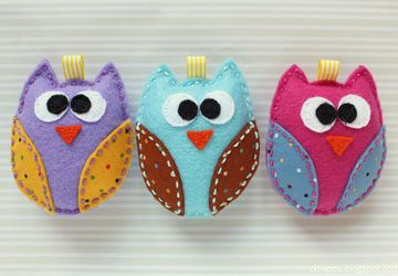 Осенняя игрушка-совушка