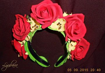 Ободки,венки и повязки на голову.