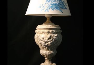 Лазурь - лампа настольная с абажуром