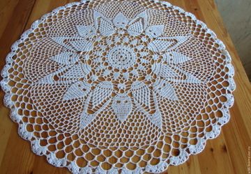 Мини-скатерть вязаная 2