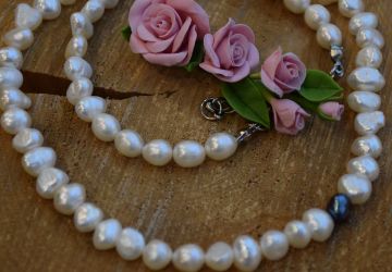 Бусы из натурального жемчуга "София"