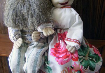 Домовой и домаха. Пара интерьерных кукол