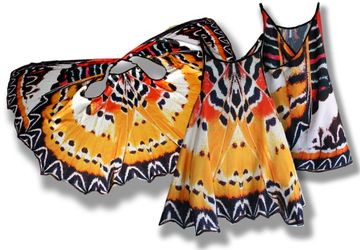 Сарафан, имитирующий крылья бабочки Златоглазка Библис