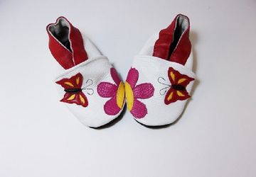 Кожаные тапочки - чешки