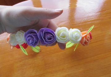 Венок для головы из цветов