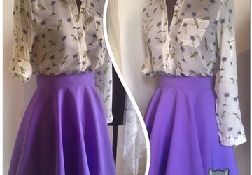 Мини юбка солнце