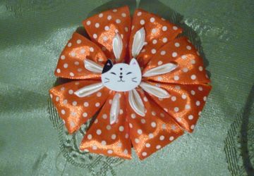 Резинка для волос "Рыжий кот"