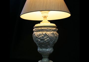 Жемчужная симфония - настольная лампа с абажуром!