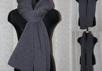 Шарф "Мега серый"