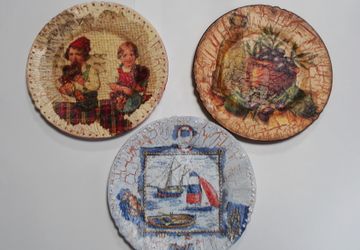 ДЕКОРАТИВНАЯ ТАРЕЛКА мастер-класс по декупажу