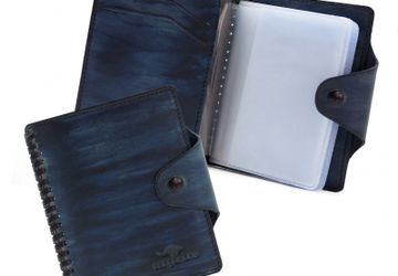 Визитница CANGURIONE 3309-020 Dark-Blue Hand Made