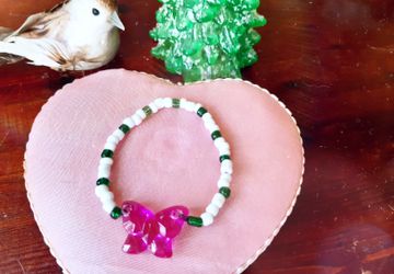 Браслет из бисера "Бабочка"