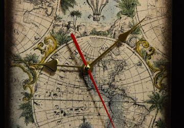 Часы настенные "Время путешествий"