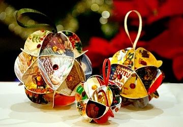 Новогодние шары своими руками