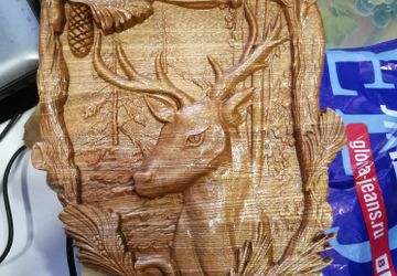 Панно олень