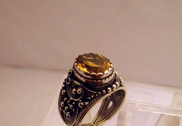 Перстень с цитрином