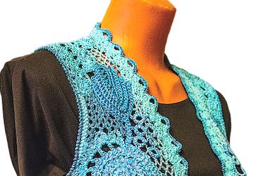 Жилет  Бирюзовый восторг