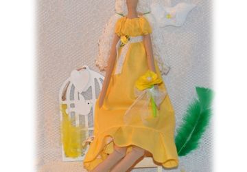 Кукла в стиле Тильда - Фея Солнечный Лучик.