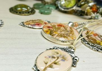 Мастер-класс "Лесной кулон" по украшениям