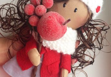 Интерьерная новогодняя кукла