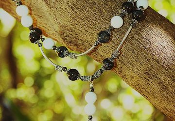 Набор украшений из натуральных камней