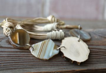 Колье «Зимний берег»